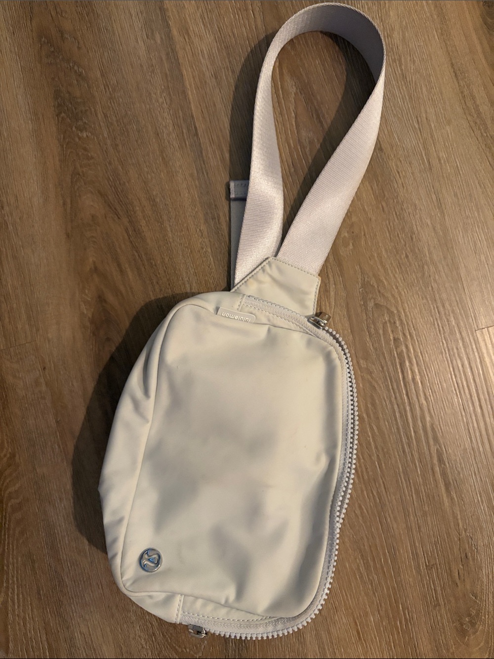 Lululemon Light Gray Crossbody Sling Bag